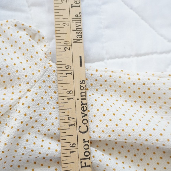 Free People Uptown Girl Flutter‎ Bodysuit Polka Dot Tie Front Black Lace Thong S - Picture 7 of 9